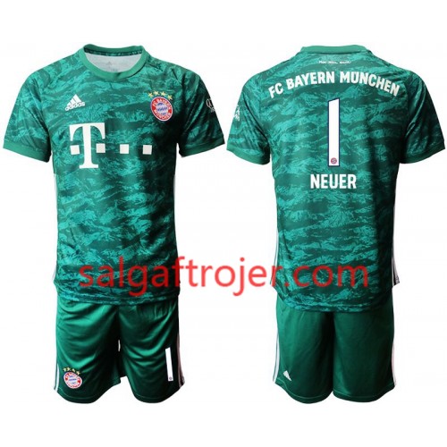 FC Bayern München Fodboldtrøjer NEUER 1 Målmand Børn Hjemmebanesæt 2019/20 Kort ærmer FC Bayern München Fodboldtrøjer NEUER 1 Målmand Børn Hjemmebanesæt 2019/20 Kort ærmer